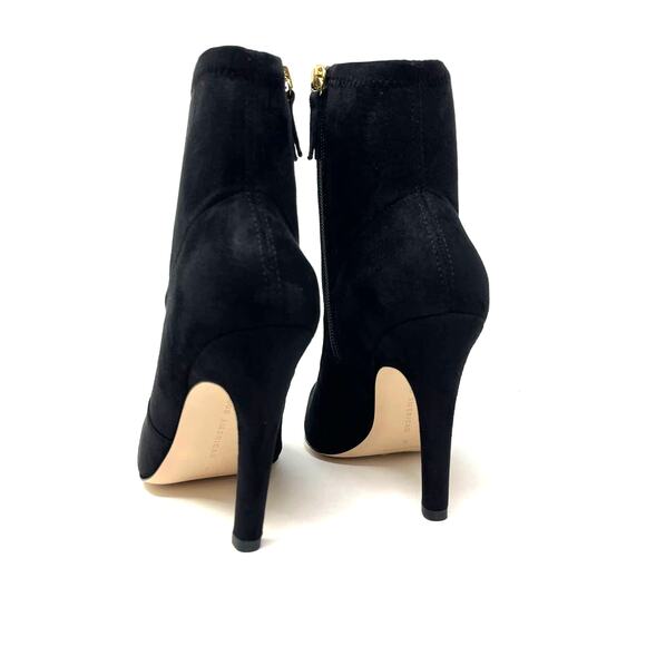 Good American Icon Bootie Suede Black Size 7 GA007K-E - Picture 6 of 8